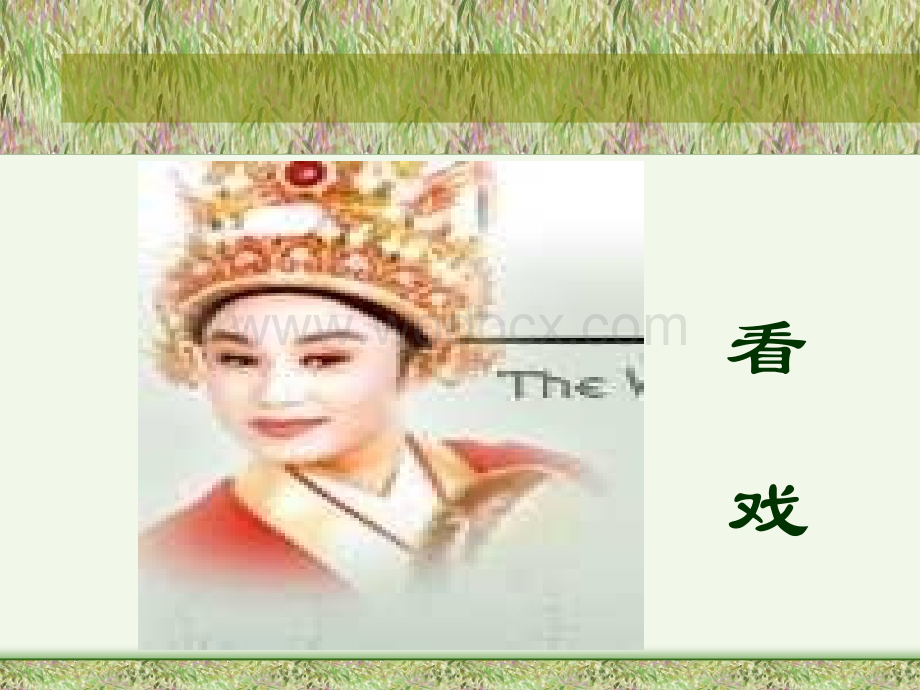 鲁教版七年级上《看戏》 [最新].ppt_第1页