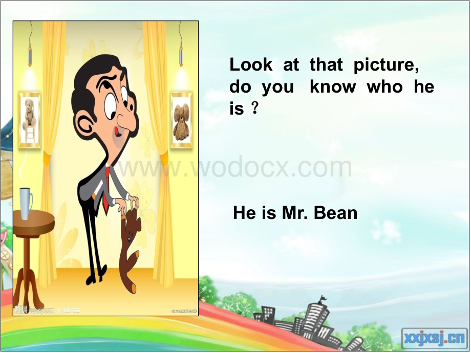 英语口语人物介绍—憨豆Mr_Bean.ppt_第2页