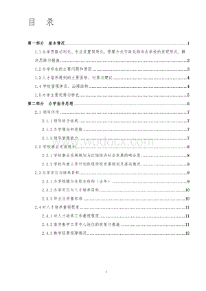 职业技术学院巡视诊断工作自评报告.doc