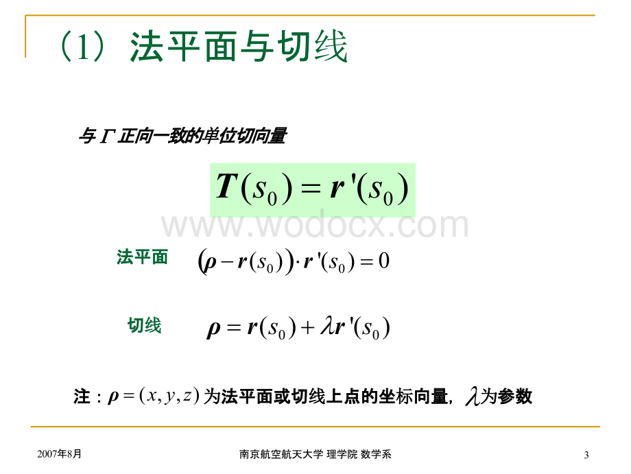 高等数学教程 第五章5-7 空间曲线的曲率和挠率.pptx_第3页