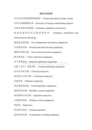 食品专业英语词汇 (3).doc