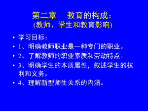 第二章----教育的构成要素.ppt