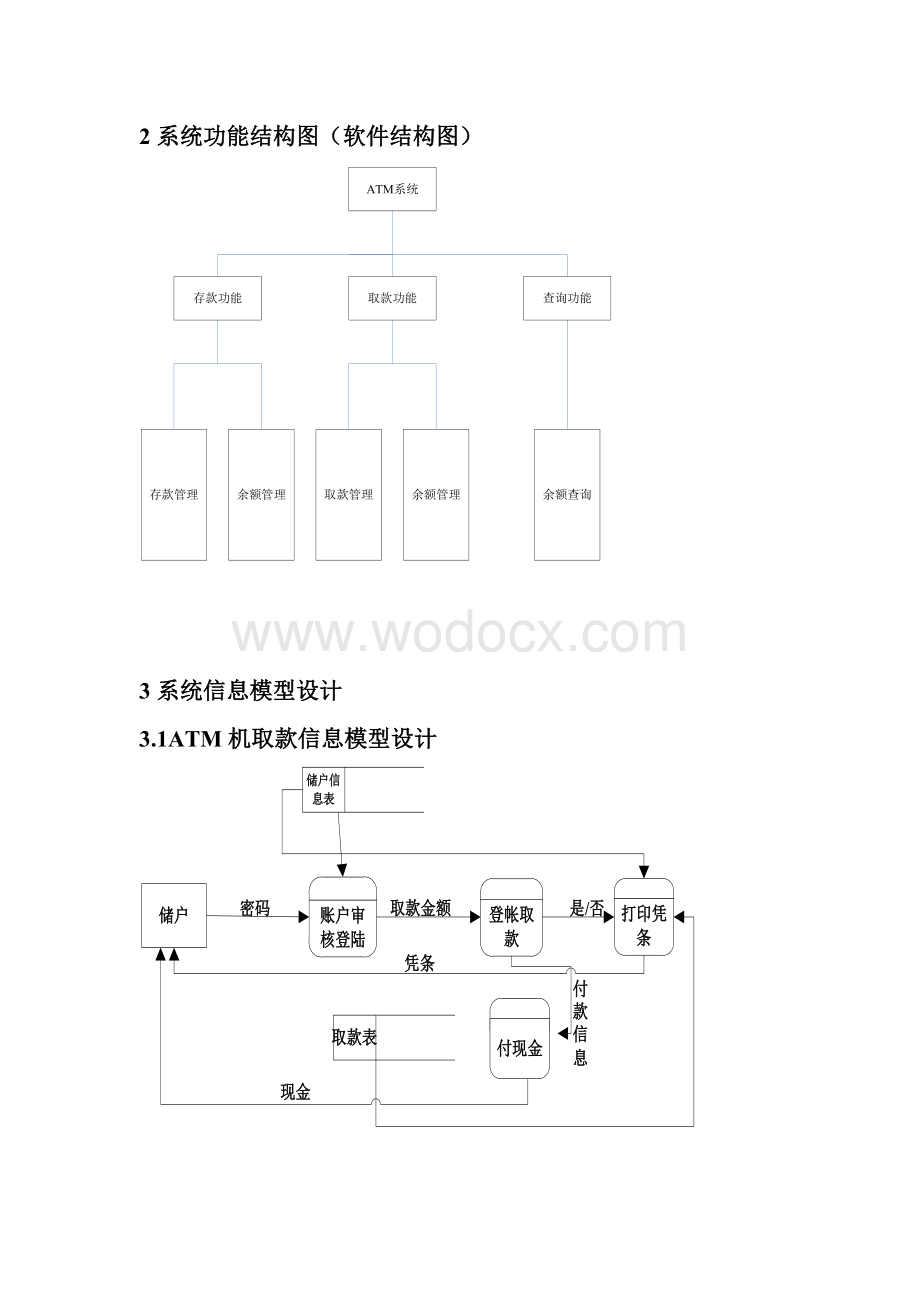 ATM机系统分析与设计说明书.doc_第2页