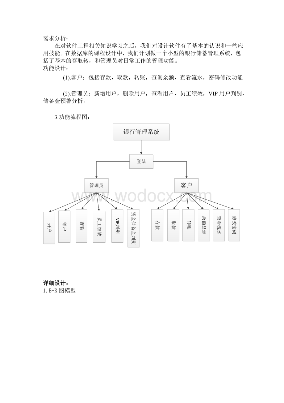 数据库课程设计 银行储蓄管理系统.doc_第1页