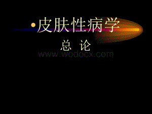 皮肤性病学课件资料.ppt