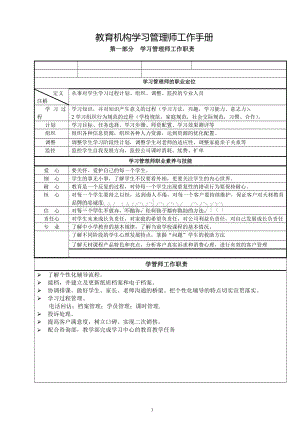 学习管理师工作手册.doc