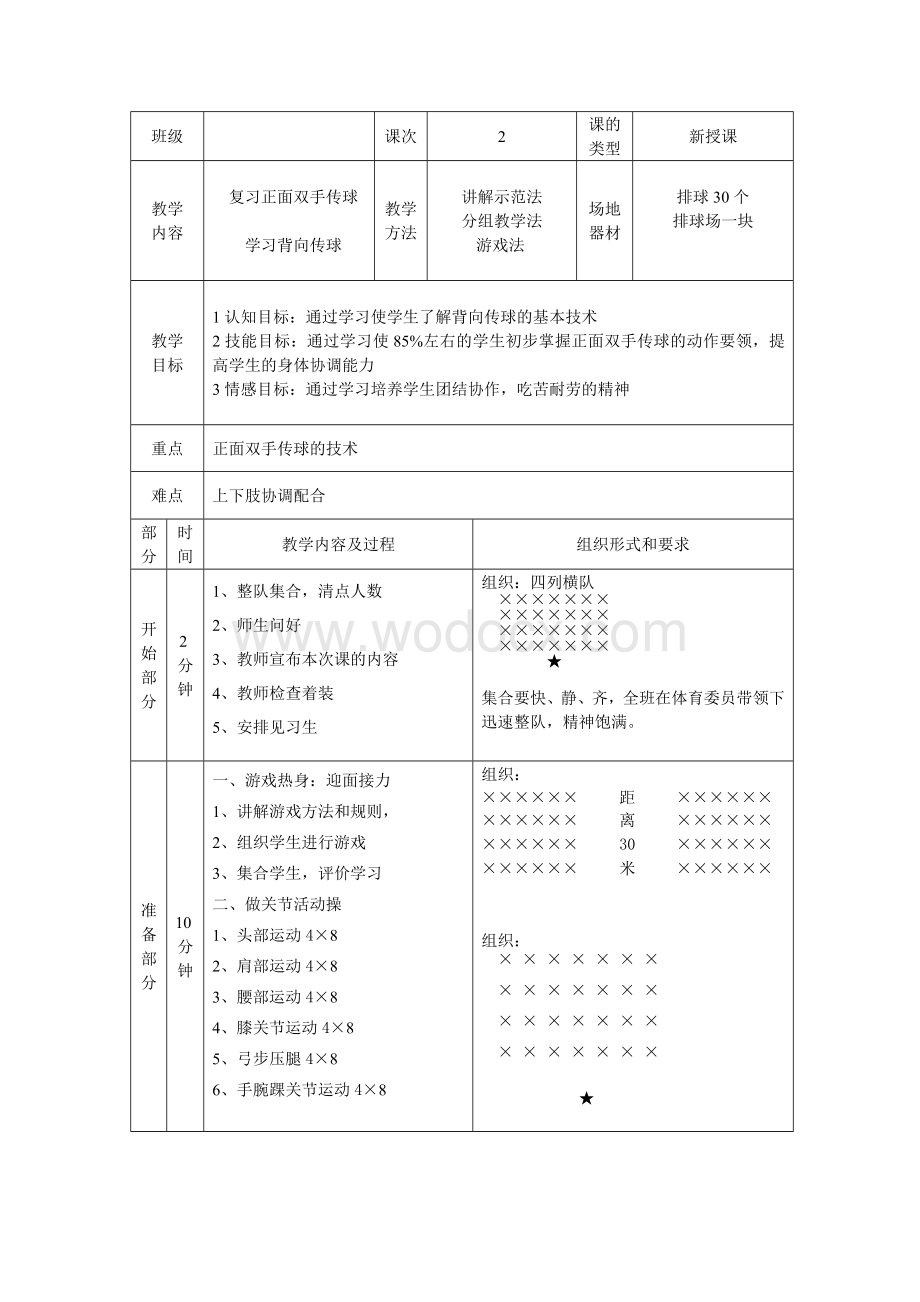 高中排球模块教案(共16课时).doc_第3页