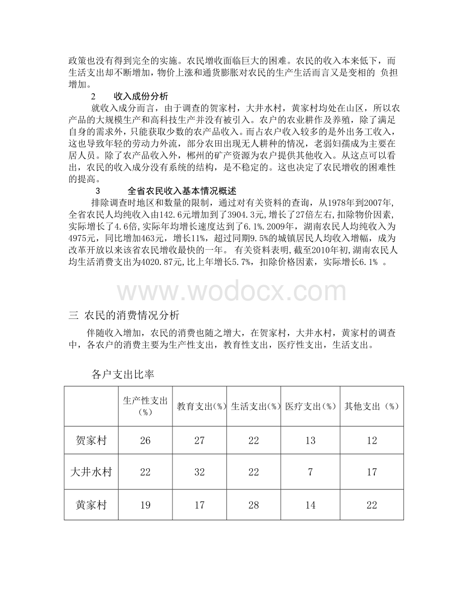 农民的收入和消费情况论文.doc_第3页