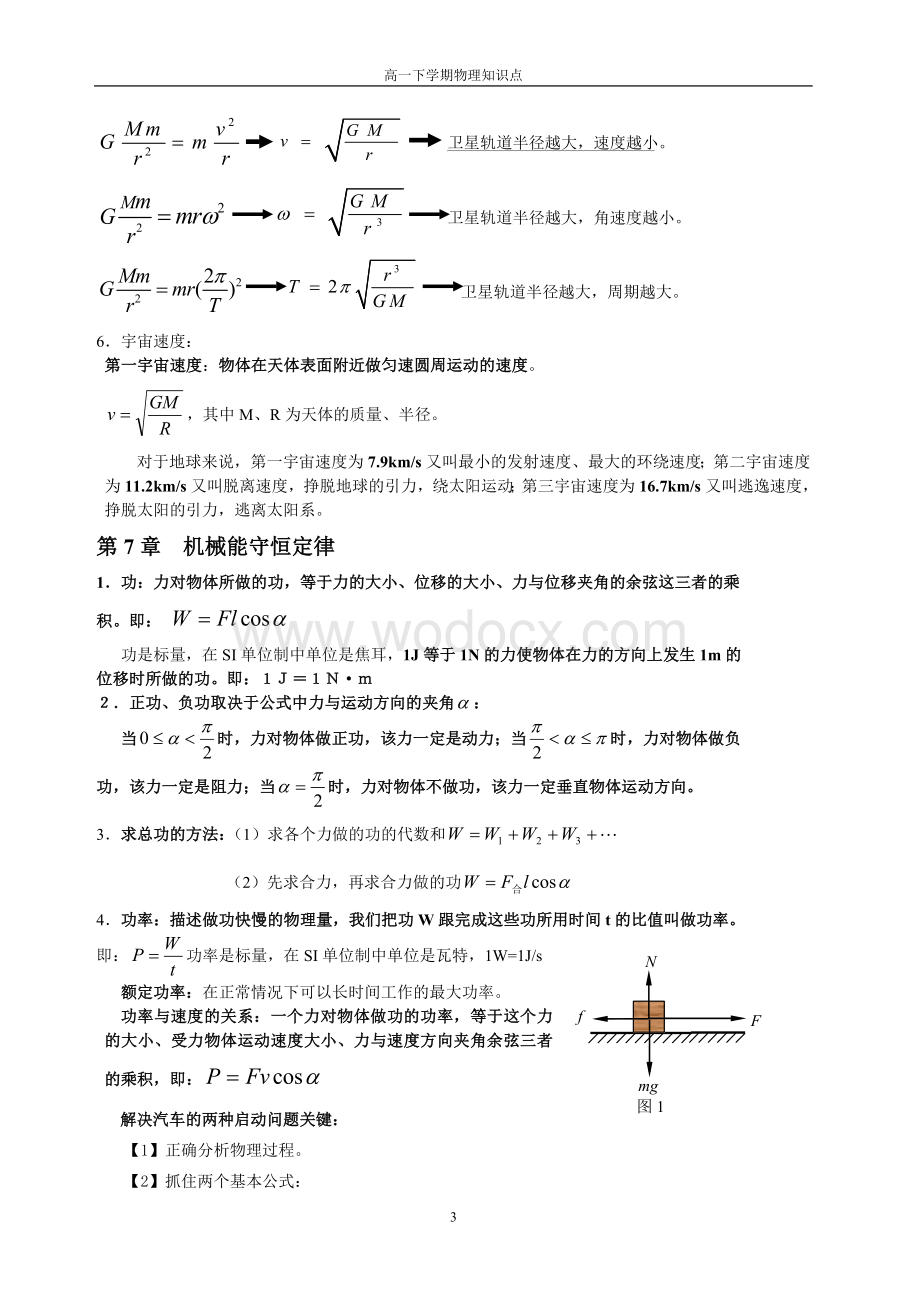 高一下学期物理知识点总结.doc_第3页