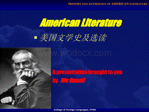 美国文学课件W-6 Realism 1.ppt