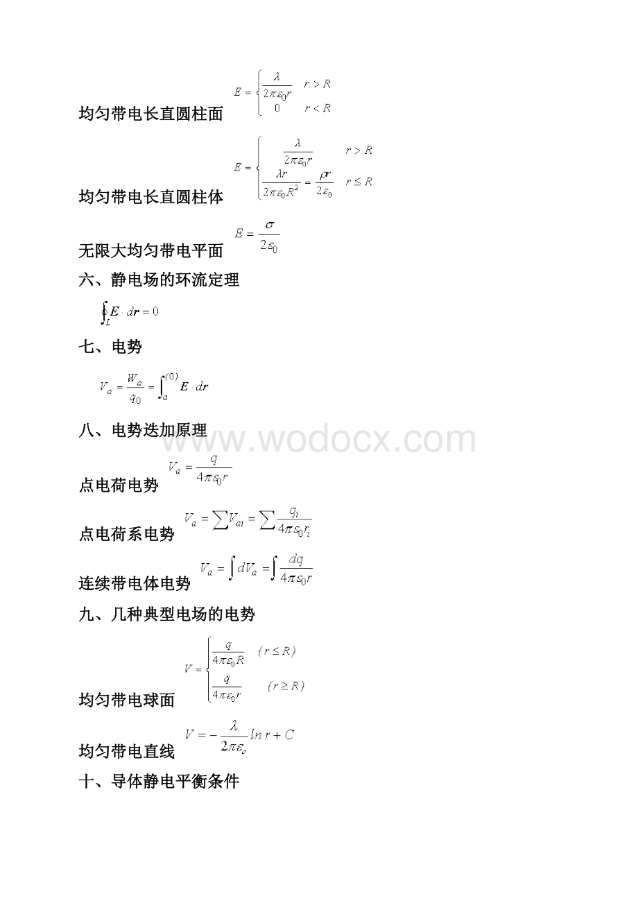 大学物理电磁学公式全集.doc_第2页