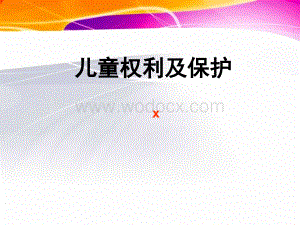 儿童权利及其保护[1].ppt