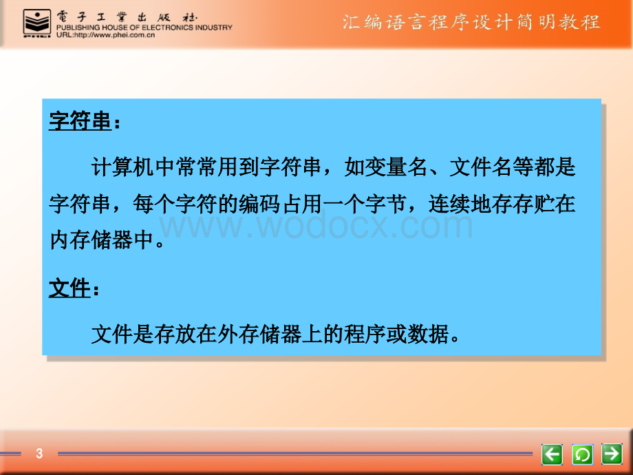 汇编语言程序设计简明教程 第6章字符串与文件 (2).ppt_第3页