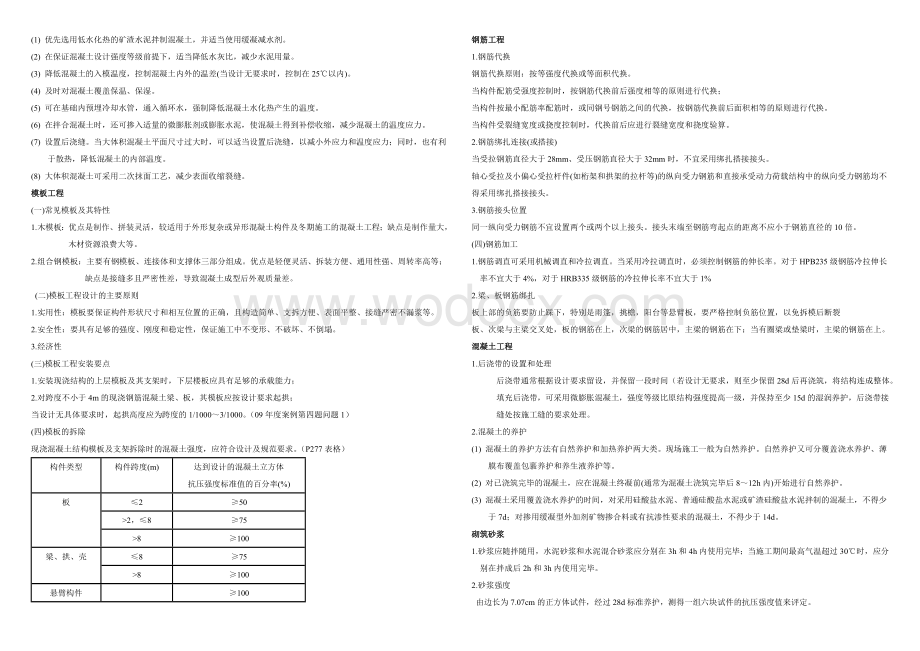 二级建造师建筑实务总结.doc_第3页