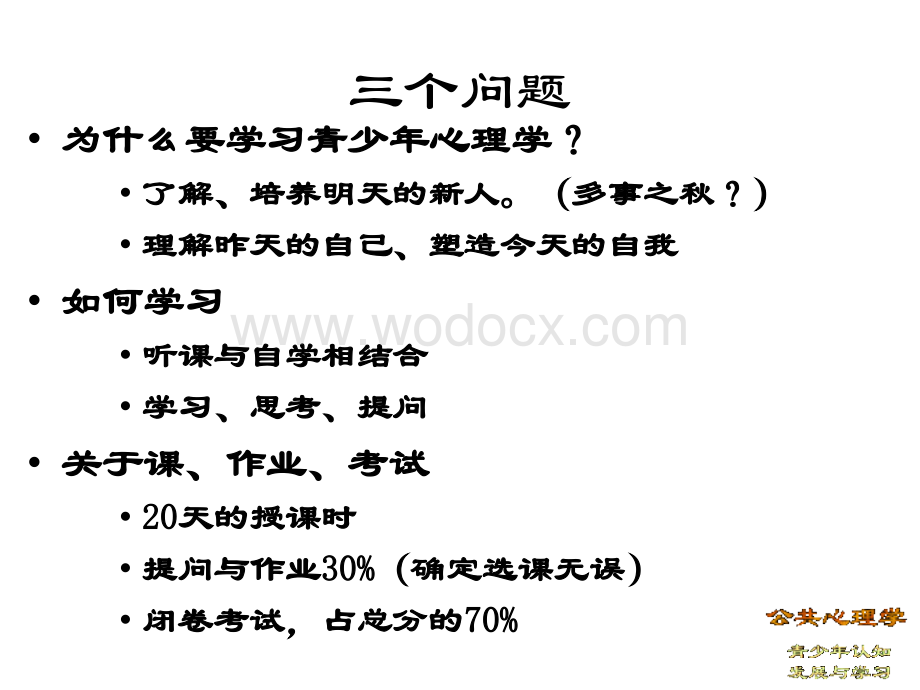 东北师范大学课件：《青少年心理学》.ppt_第2页