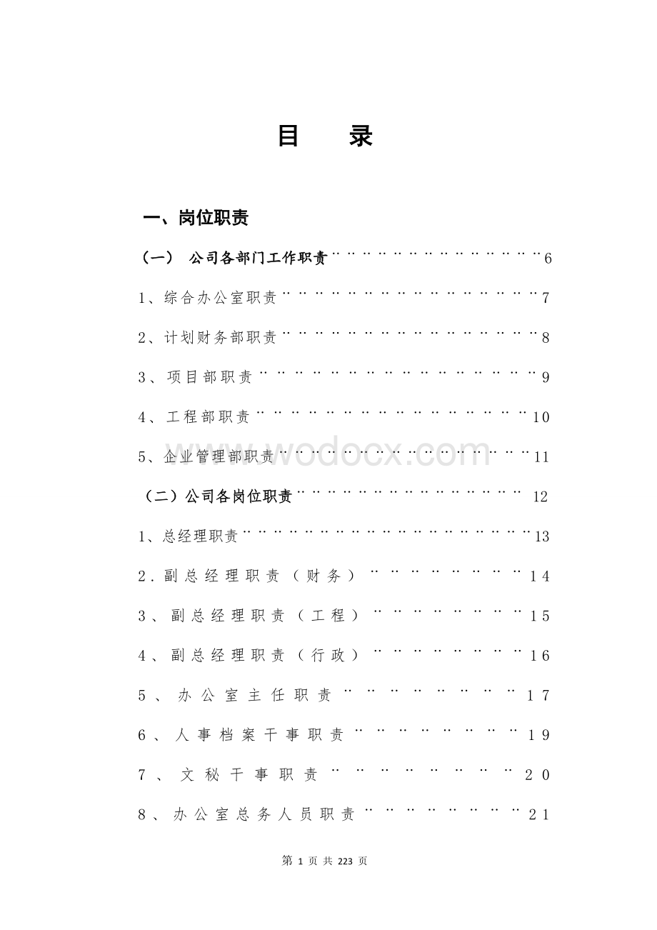 城市建设投资（集团）有限公司管理制度汇编.docx_第1页