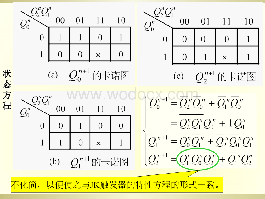 时序逻辑电路习题.ppt_第3页