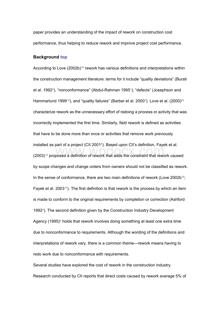 测量返工对工程造价的性能的影响毕业论文外文资料翻译.doc_第3页