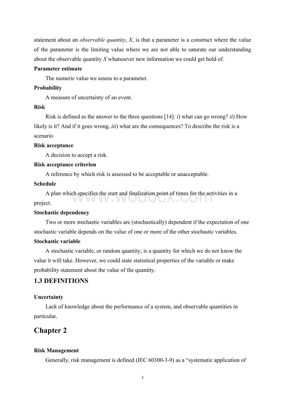 项目风险管理分析中英文对照外文翻译文献.doc_第2页