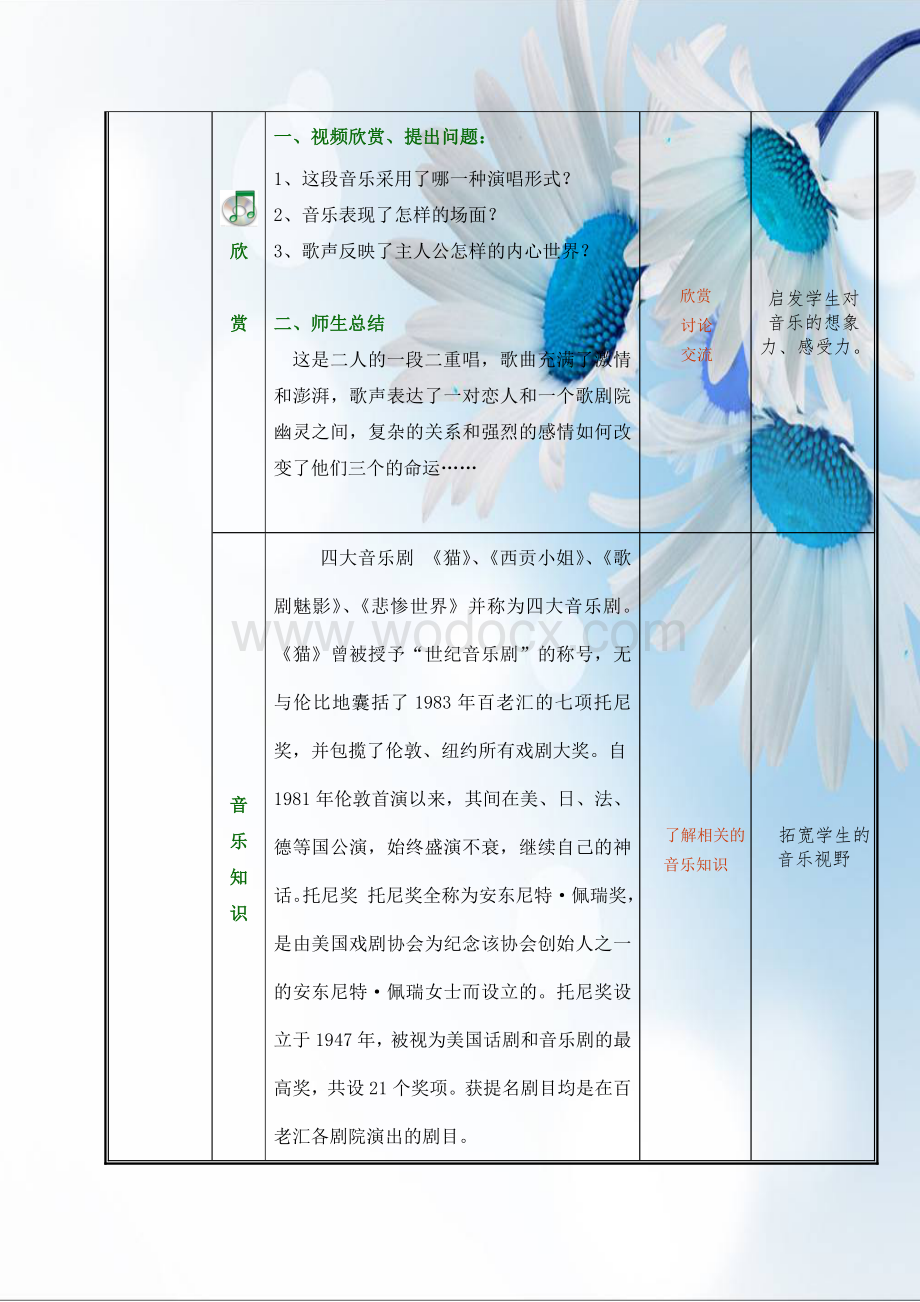 第四节走进音乐剧教案.doc_第3页