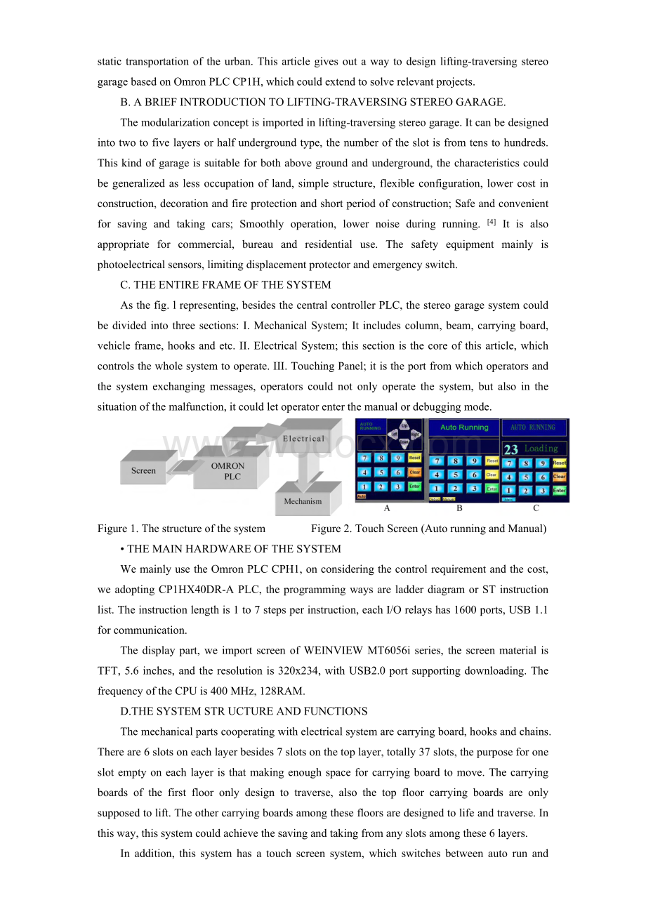 【精品资料】基于欧姆龙可编程序控制器的6层立体车库设计-文献翻译.doc_第2页
