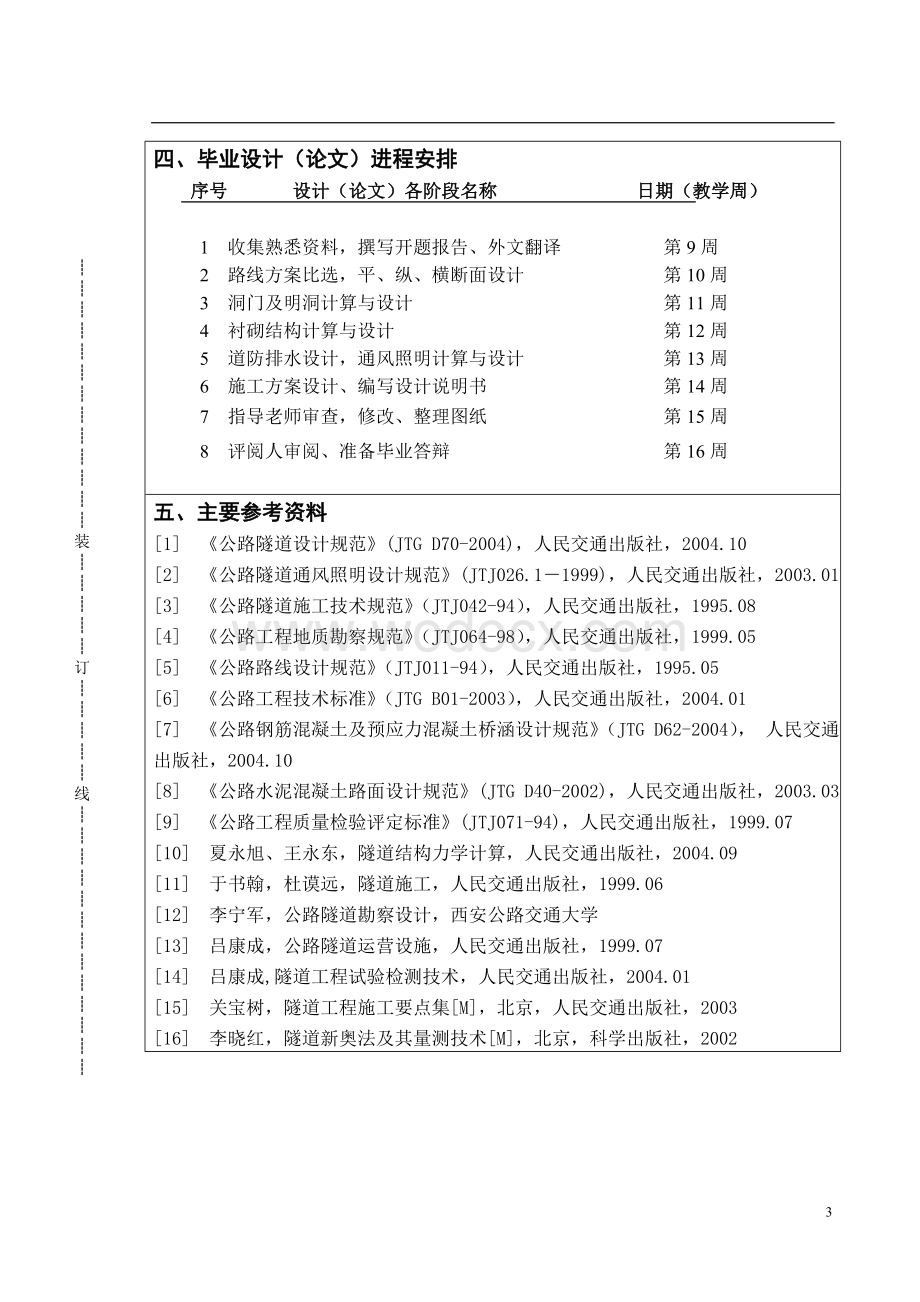 高速公路隧道综合设计毕业设计报告.doc_第3页