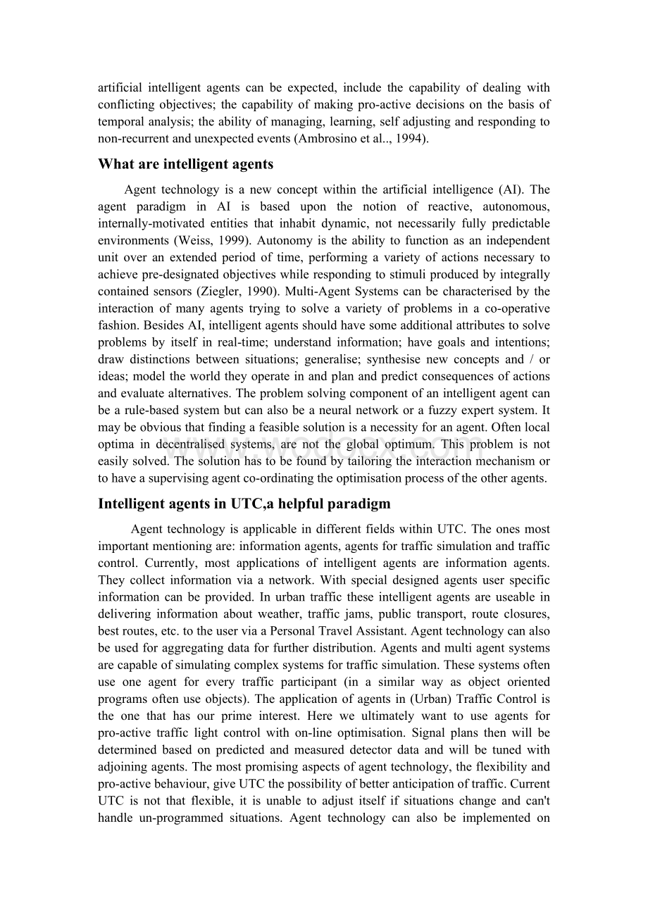 交通信号智能控制系统外文文献及翻译（适用于毕业论文外文翻译+中英文对照）.doc_第2页