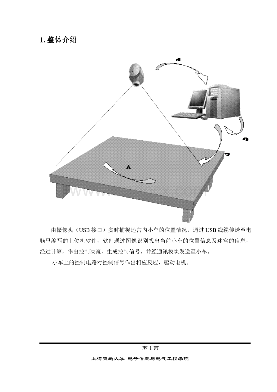 设计实现小车在计算机控制下走出迷宫的功能系统设计报告.doc_第2页