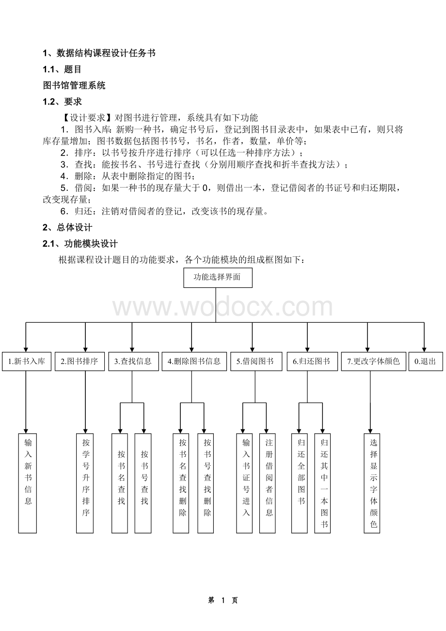 图书馆管理系统设计报告.doc_第2页