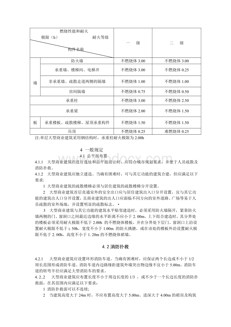 大型商场建筑设计防火规范.doc_第3页