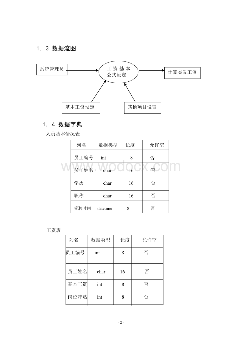 工资管理系统软件设计.doc_第2页