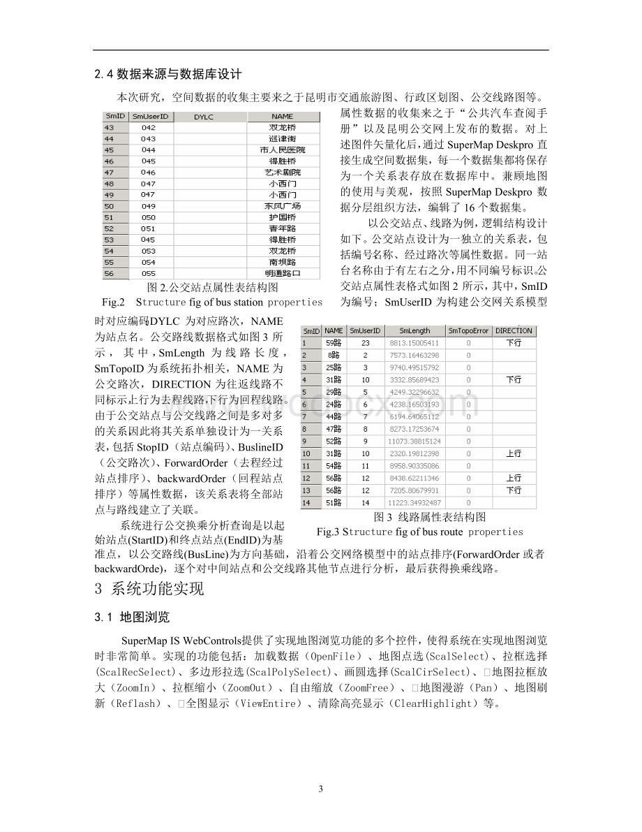 基于WebGIS的城市公交查询系统的初步设计与开发.doc_第3页