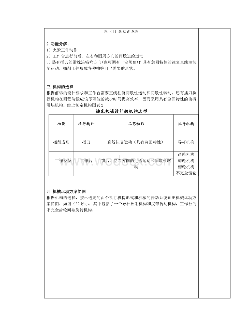 插床机械设计说明书.doc_第3页