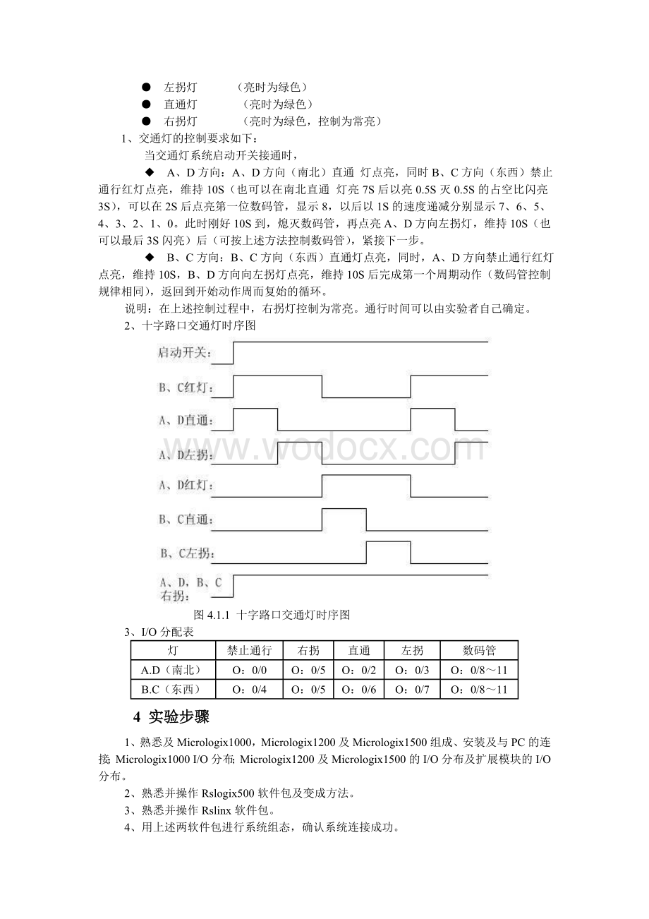 基于PLC的智能交通信号控制大型实验指导书.doc_第2页