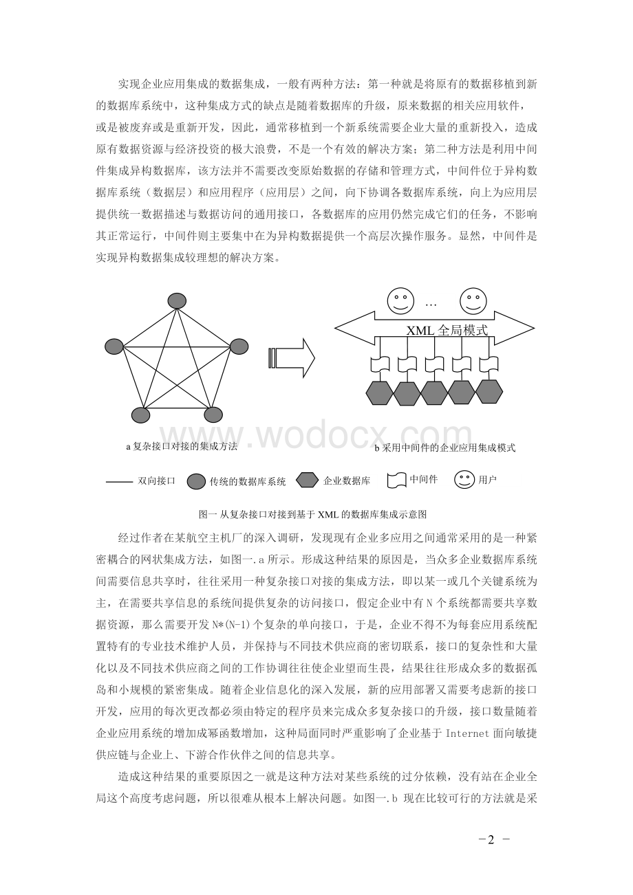 基于XML与RDB双重数据管理的企业应用集成.doc_第2页