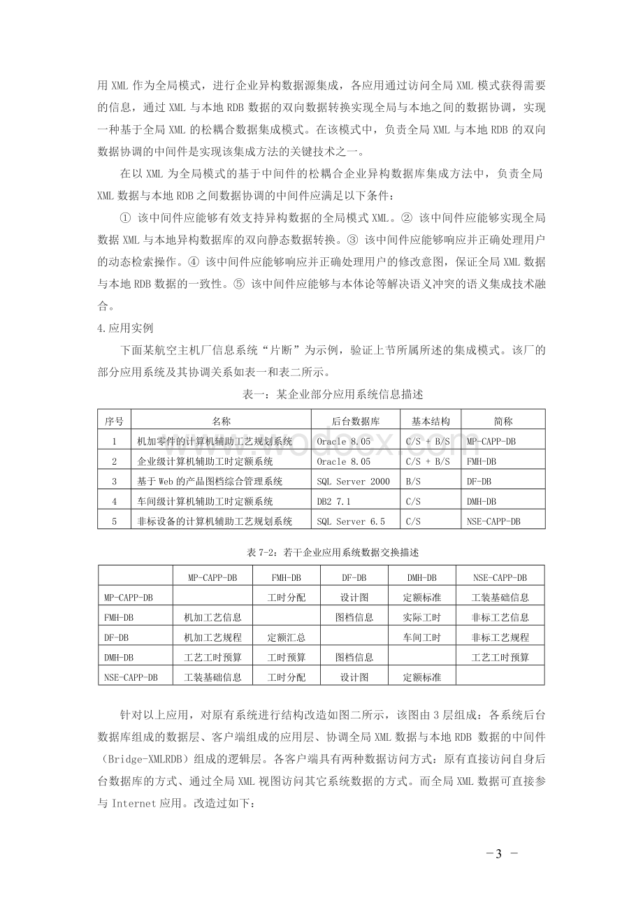 基于XML与RDB双重数据管理的企业应用集成.doc_第3页