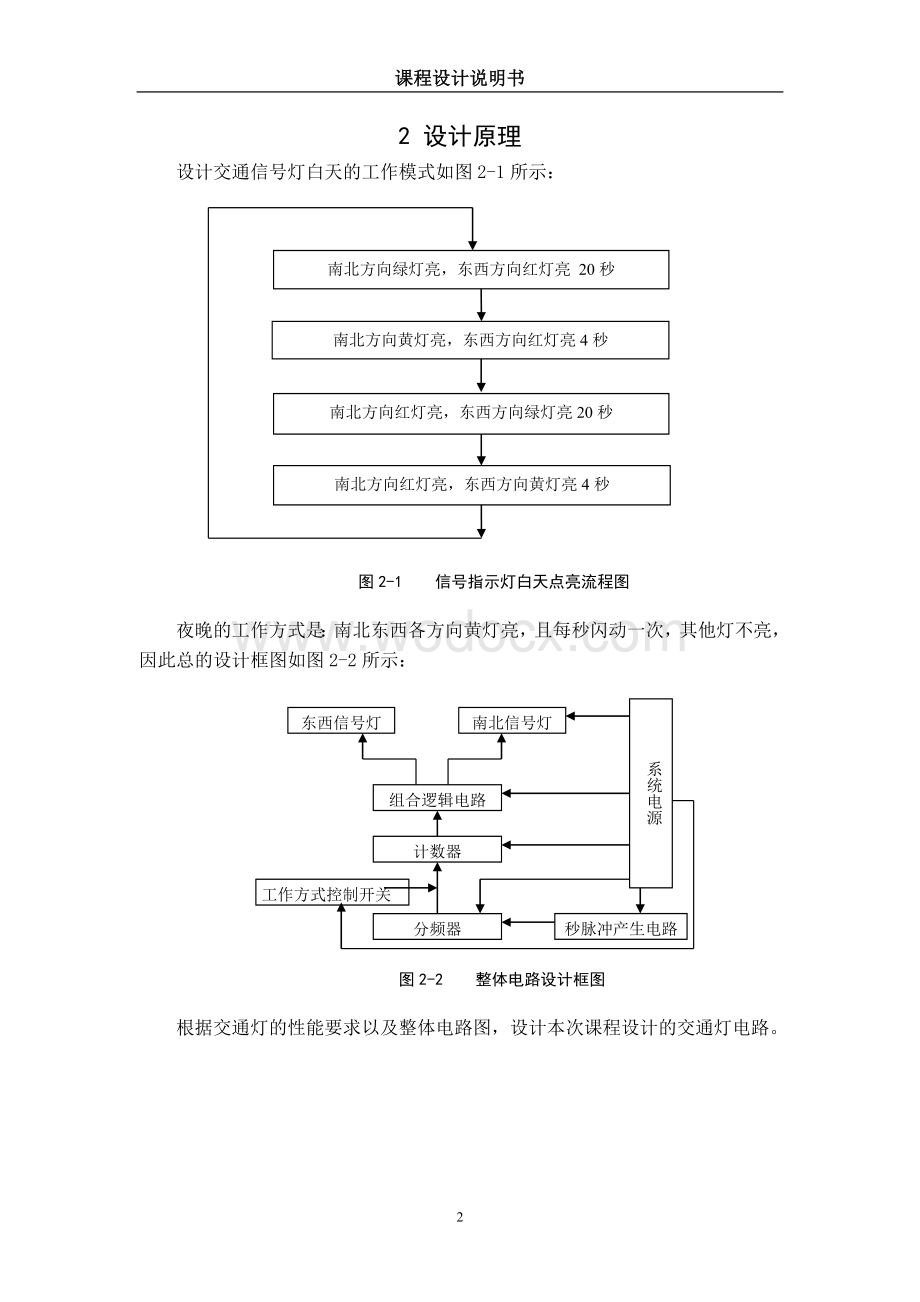 交通灯控制逻辑电路设计任务书.doc_第3页