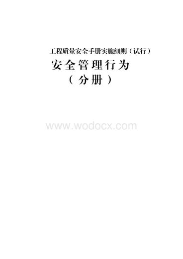 工程质量安全手册实施细则安全管理行为.pdf