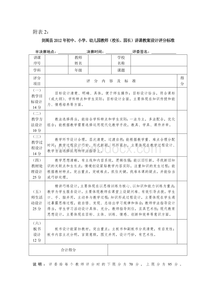 剑阁县王河小学校课堂教学大比武方案.doc_第3页