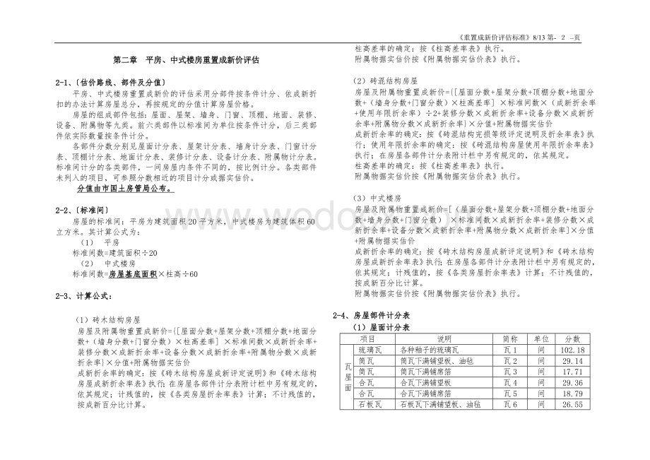 北京市房屋重置成新价评估技术标准.doc_第2页