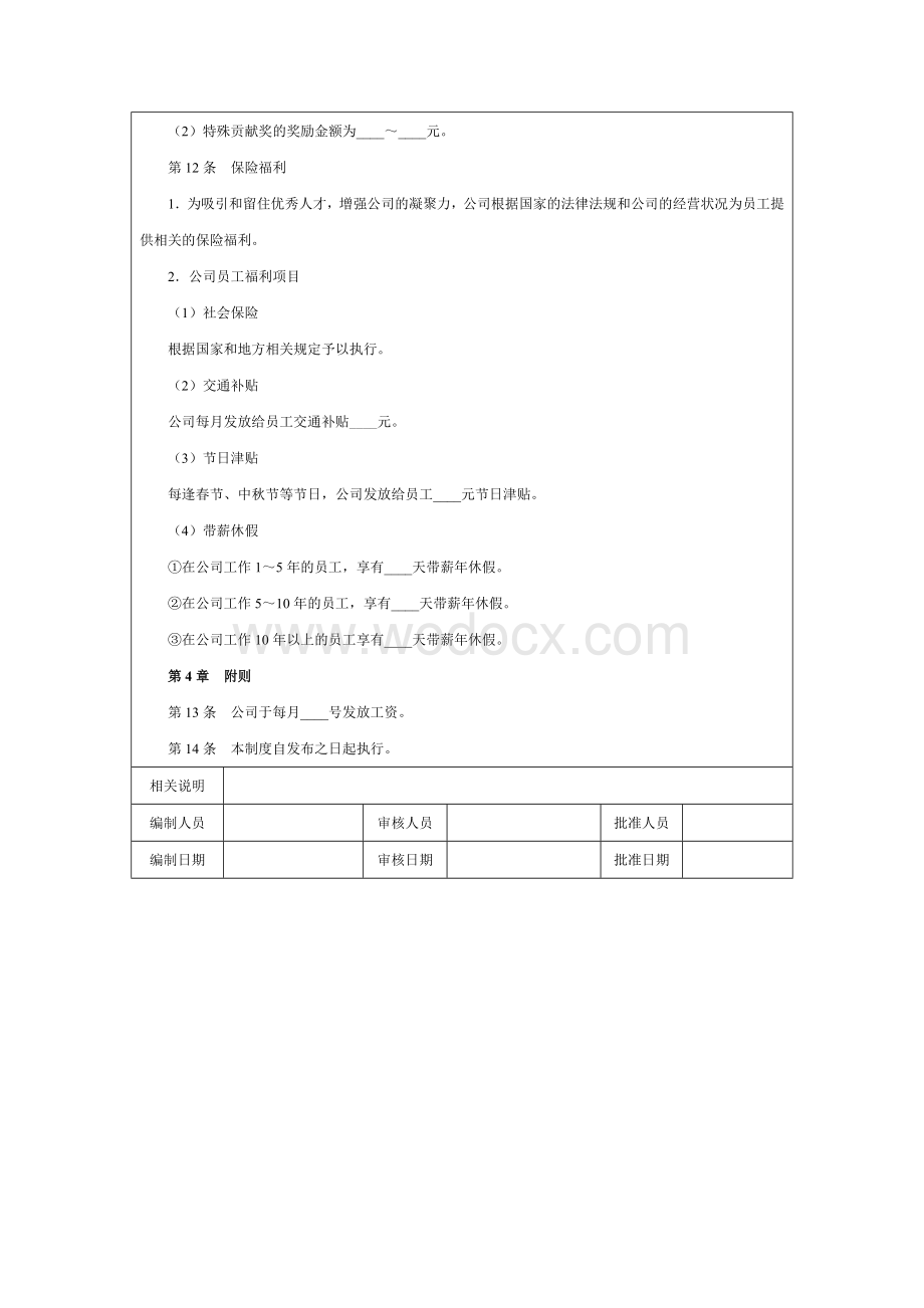 薪酬管理实施细则.doc_第3页