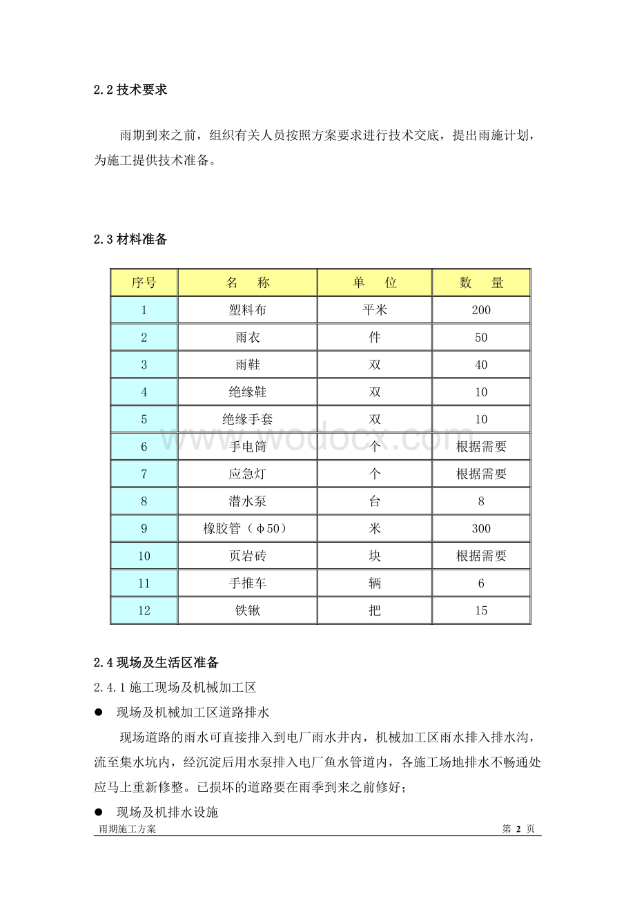 雨期施工方案.doc_第3页