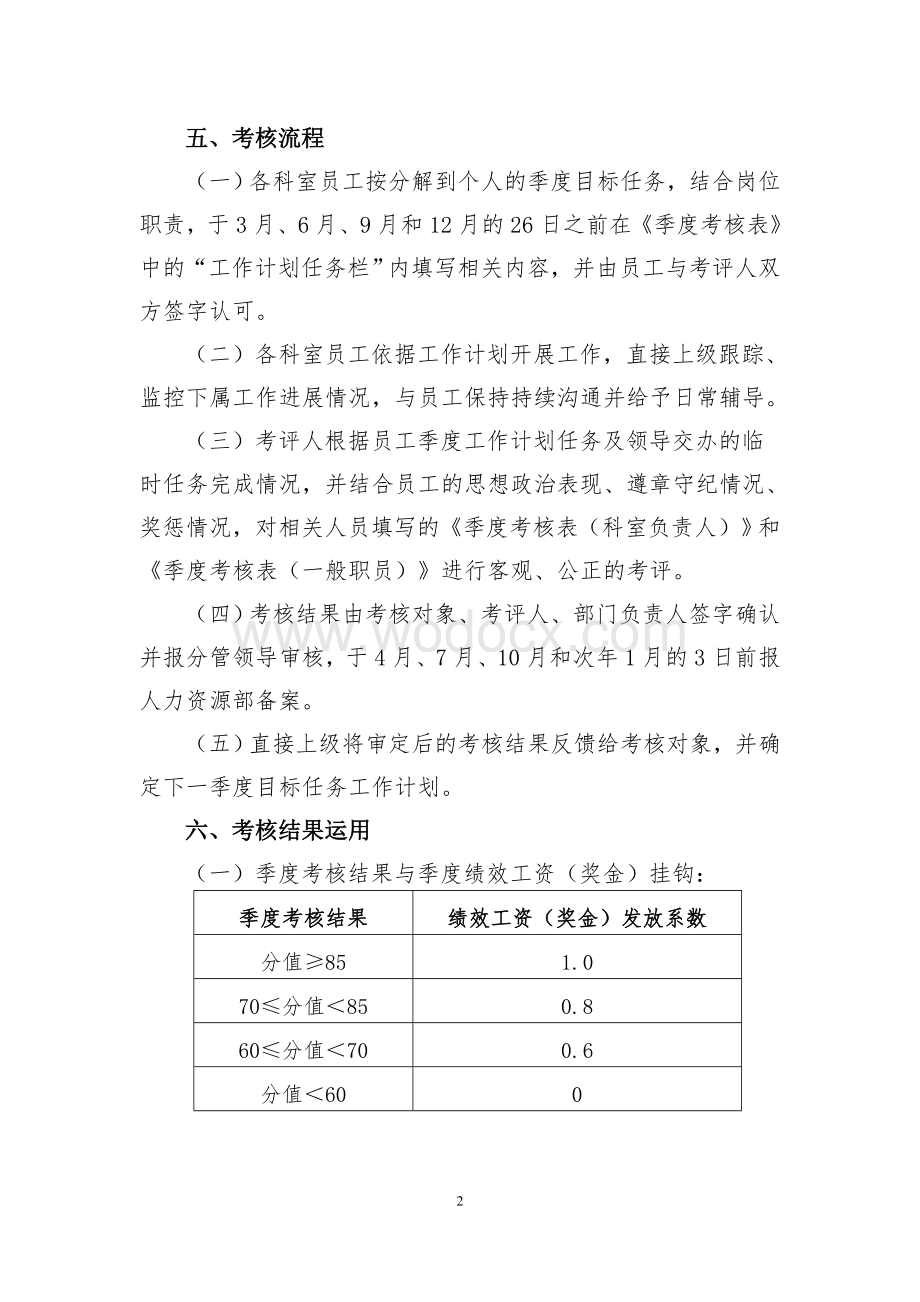 员工季度考核实施细则.doc_第2页