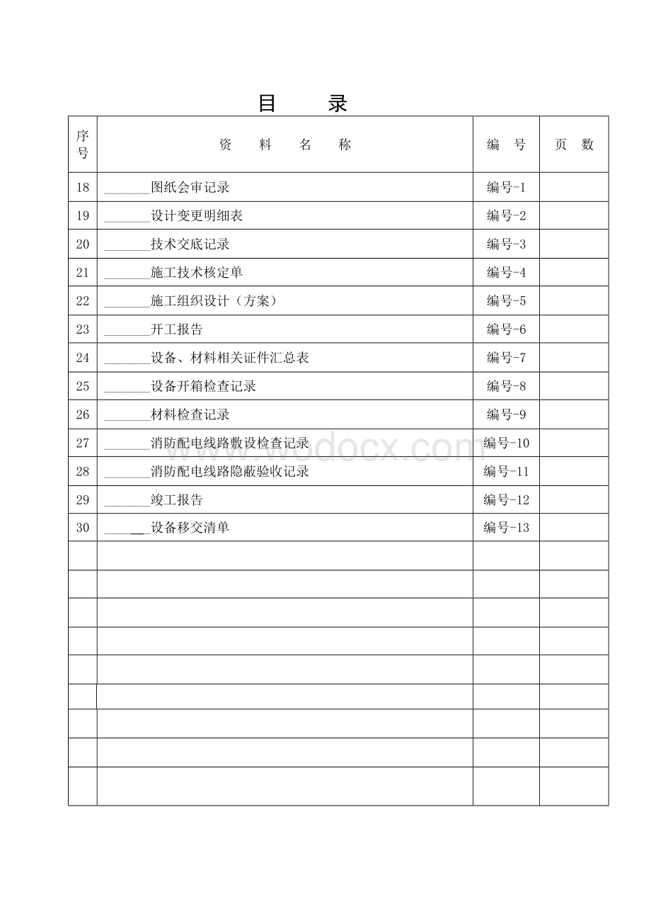 消防工程施工质量记录火灾自动报警系统.doc_第3页