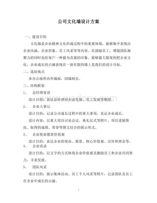 企业文化墙设计方案资料整理.pdf