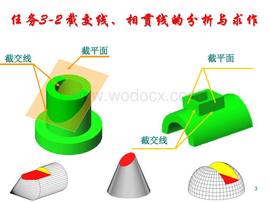 机械制图——截交线(平面切割圆锥及球).docx_第3页