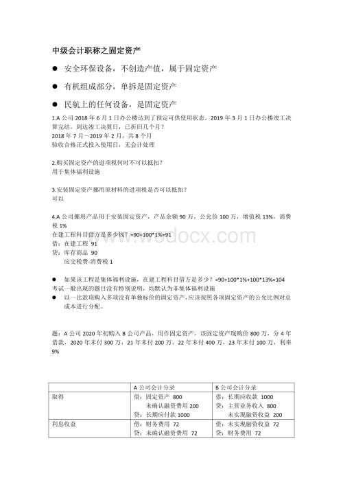 2020中级会计之固定资产重点.pdf