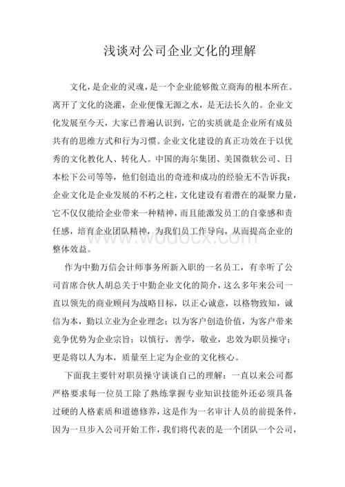 我对公司企业文化的理解.pdf