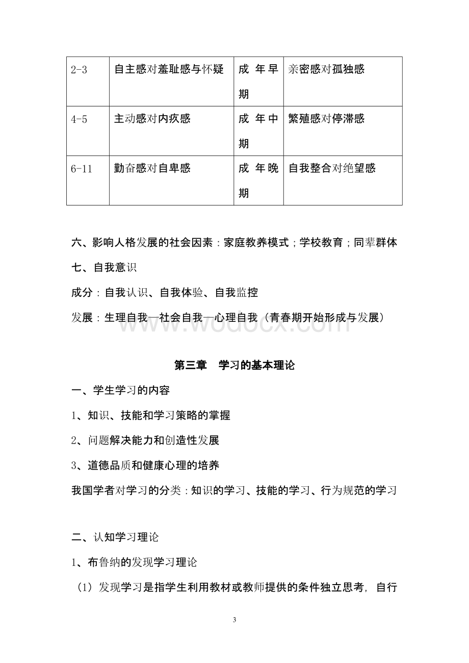 教师招聘考试《教育心理学》复习资料.pptx_第3页