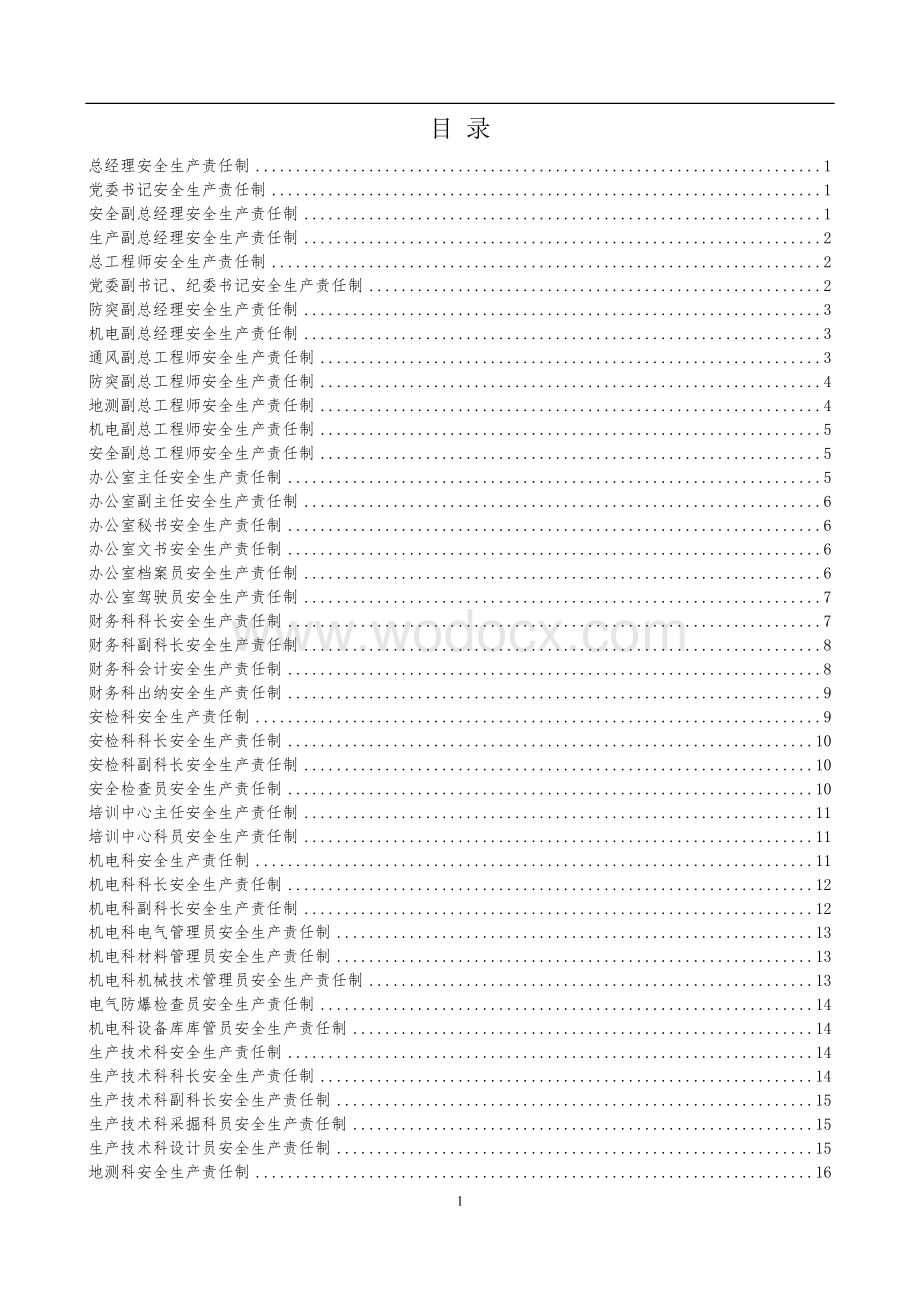 煤矿安全生产责任制汇编(最新).doc_第2页